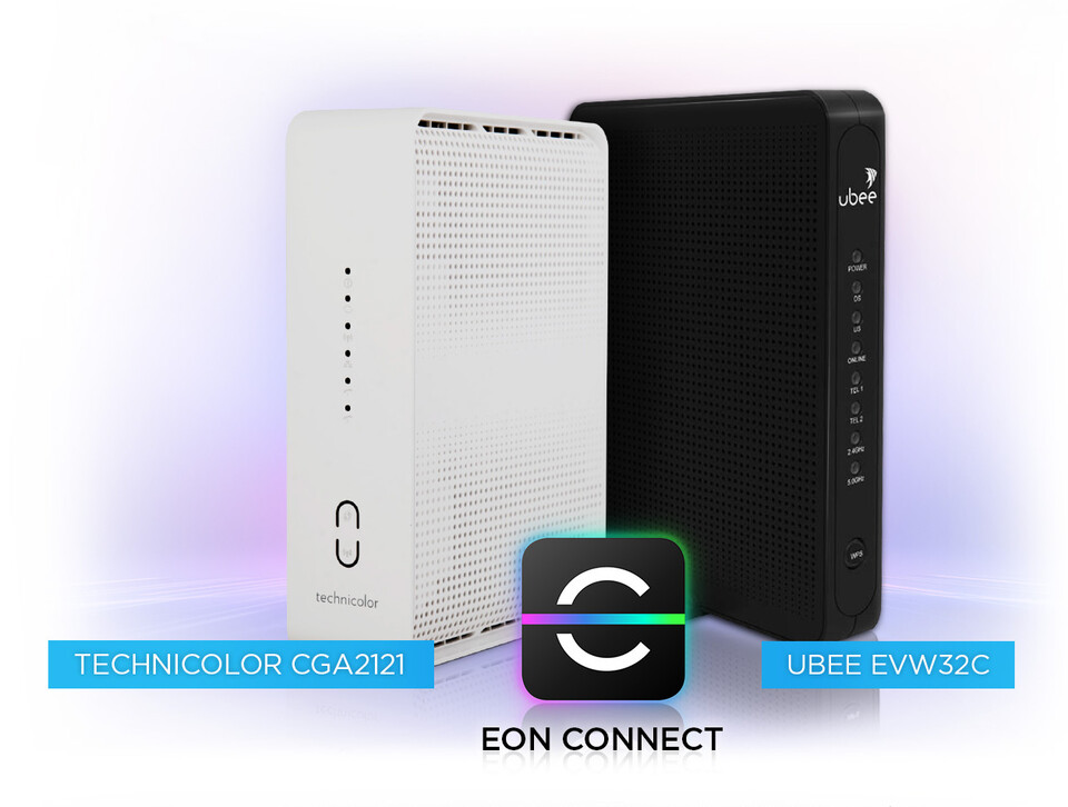 EON Connect je dostupan na Ubee EVW32c i Technicolor CGA2121 modemima