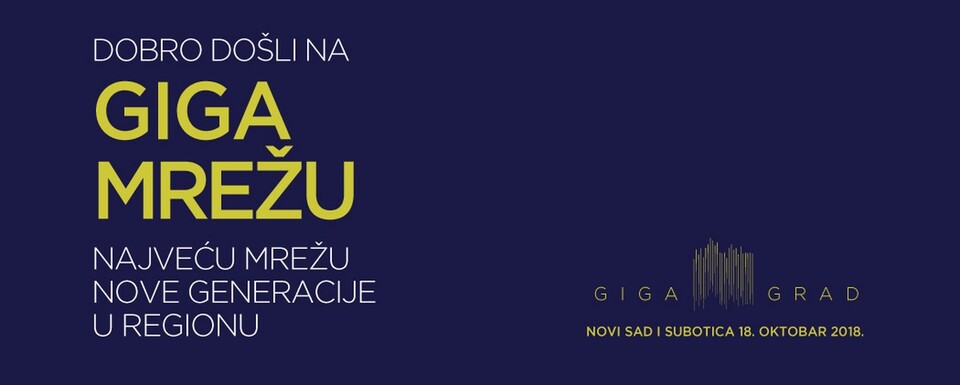 Novi Sad i Subotica prvi GIGA gradovi u Srbiji